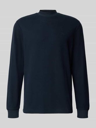 Boss Orange by Hugo Boss BOSS Orange Regular Fit Langarmshirt aus reiner Baumwolle Modell EXPLORER in Marine, Gr&ouml;&szlig;e L