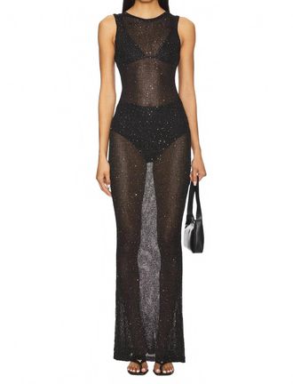 Superdown Alix Maxi Dress In Black