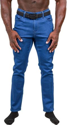 Maceoo Marthyr Stretch Skinny Jeans in Blue at Nordstrom, Size 32