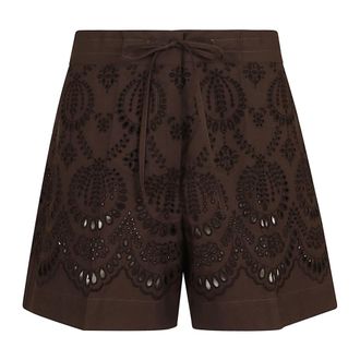 P.A.R.O.S.H. Casual Shorts, female, Brown, Size: XS Cannes Bermuda Shorts