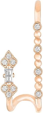 Stone Paris Boucle doreille Plein Soleil Or Rose Diamants (vendue à lunité)