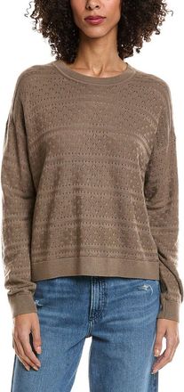 Splendid Georgie Pointelle Cashmere-Blend Sweater