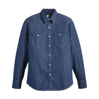 Levi's Denim Overhemden - Heren - Spijkeroverhemden - Blauw - S - Denim - Overhemden