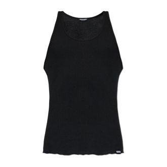 Dsquared2 Sleeveless Tops, male, Black, Size: 2XL Sleeveless Lingerie Top