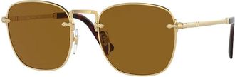 Persol PO2490S 114233 Mens Sunglasses Gold Size 54