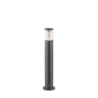 Netlighting Tronco 1 Light Outdoor Tall Bollard Anthracite IP44 E27 in Black