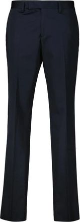 Lardini Klassieke katoenen pakbroek - Heren - Nette broeken - Blauw - XL - Katoen - Broeken