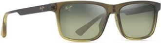 Maui Jim Okina Zonnebril - Heren - Zonnebrillen - Bruin - 55 MM - Accessoires