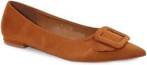 Berness Rhianna Pointed Toe Flat Women) in Camel at Nordstrom Rack, Size 7.5