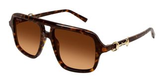 Gucci GG2052S 002 Womens Sunglasses Tortoiseshell Size 53 - Free RX Lenses - Free RX Lenses