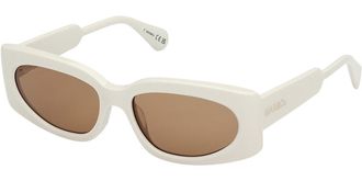 Max & Co. MO0114 25J Womens Sunglasses White Size 55