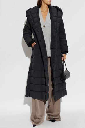 Fabiana Filippi Insulated Coat With Belt, Womens, Black