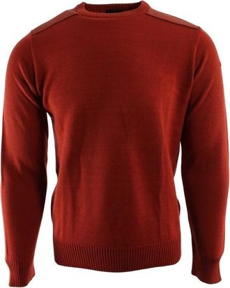 Paul & Shark Paul & Shark, Round-neck Knitwear, male, Red, Size: M Girocollo Lana