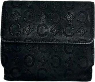 Celine Pre-owned leren portemonnee - unisex - Vintage Accessoires - Zwart - ONE Size - Leer - Vintage