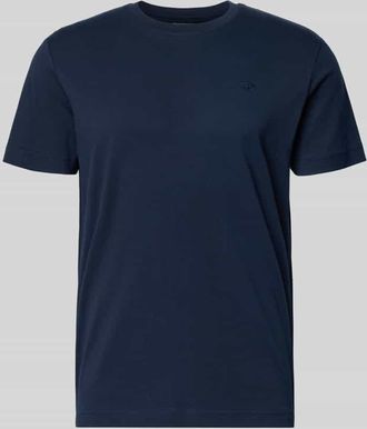 Tom Tailor Regular Fit T-Shirt aus reiner Baumwolle in Marine, Gr&ouml;&szlig;e XXXL