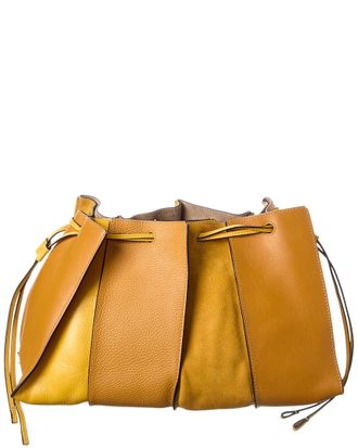 Tod's Leather & Suede Shoulder Bag