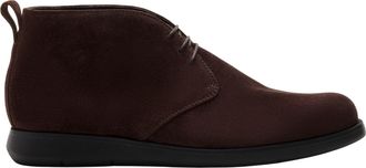 Churchs Dark Brown Minimalist Suede Rising Lace-Up Shoes