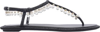 Rene Caovilla Pearls Diana Sandals