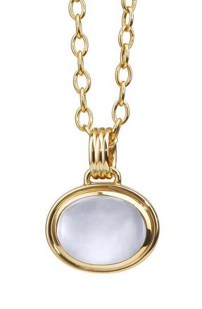 Syna Cirra Oval Necklace in Moon Quartz at Nordstrom