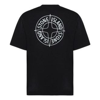 Stone Island Outline Compass Regular Fit T-Shirt Black L1S1521000-01S0284-V0029