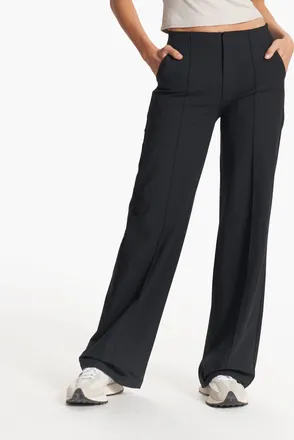 Vuori Clothing Womens Meta Wideleg Pants | Black | Medium