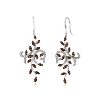 Le Vian Ladies Chocolate Diamonds Earrings set in 14K Vanilla Gold