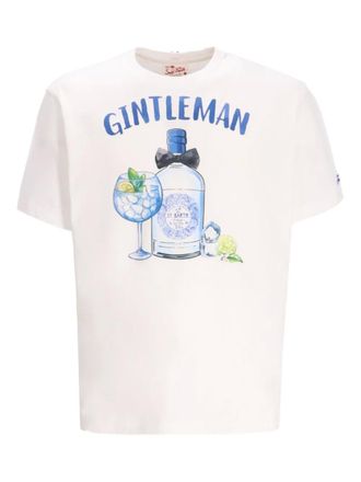 MC2 Saint Barth T-shirt in cotone con grafica - Bianco