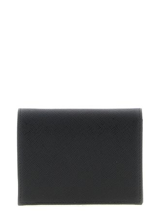 Prada Saffiano Leather Card Case - Black