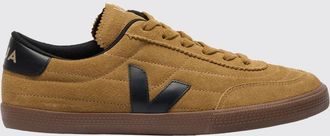 Veja Sneakers Panenka in pelle scamosciata trapuntata con logo a contrasto