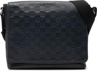 Louis Vuitton Pre-owned Womens Damier Infini District Pm - Black Leather - One Size