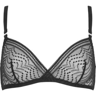 Huit Eclatante Bralette in Black at Nordstrom, Size 32B