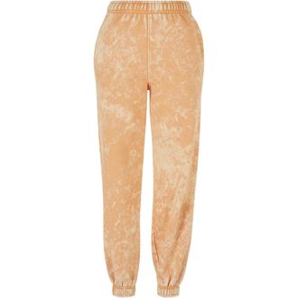 Urban Classics Dames/Dames Badstof Gewassen Sweatbroek (Licht Oranje)
