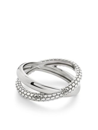 Monica Vinader Heirloom Crossover ring - Zilver