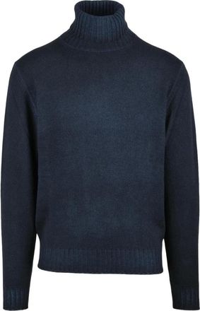 FILIPPO DE LAURENTIIS Dolcevita Turtleneck - Heren - Coltruien - Blauw - L - Wol - Truien & Vesten