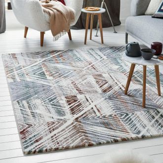 Esprit Teppich »Cuba, ESP-40104« rechteckig 13 mm Höhe dichter Kurzflor, geometrisch, Wohnzimmer