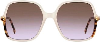 Carolina Herrera CHHER0244SSZJAC Acetate Sunglasses - Beige