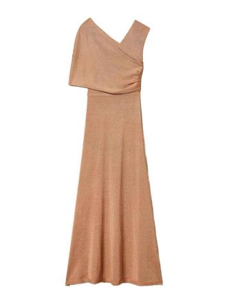 Twinset Long lurex knitted cross dress