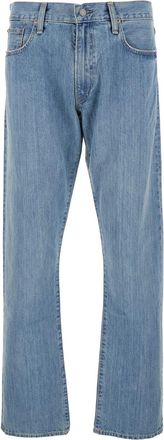 Polo Ralph Lauren Light Blue Jeans With Belt Loops And Logo Patch On The Rear In Denim Man