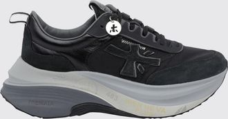 Premiata Sneaker Hill in nylon e pelle scamosciata con suola chunky