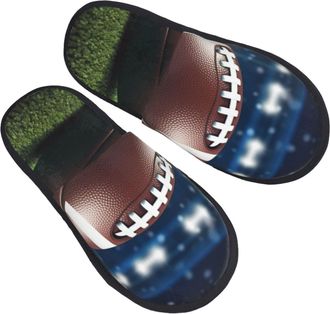 Generic Shoes American Football Soft Cotton Slippers Warm Sliders For Indoor Hotel Outdoor M