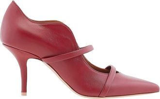 Malone Souliers Maureen 70 Double Straps Leather Pumps