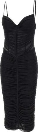 Blumarine Dames, Jurken, Zwart, Maat: M Tulle