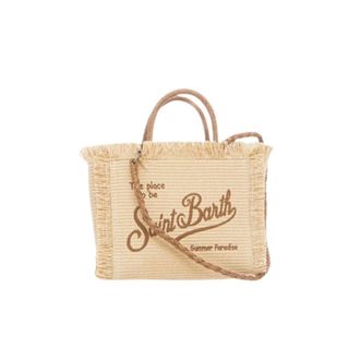 Saint Barth Tote Bags, female, Beige, Size: ONE SIZE Borsa Donna