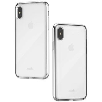 Moshi Vitros Para Iphone Xs / X - Funda Protectora Ultradelgada - Jet Silver