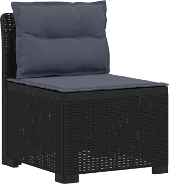vidaXL Sill&oacute;n Individual De Jard&iacute;n Con Cojines Apariencia De Ratan Pp Vidaxl