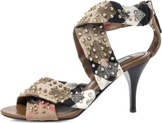 Burberry Sandali con borchie 85mm - Toni neutri