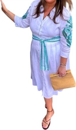 Tyler B&ouml;e Audrey Linen Shirtdress In White
