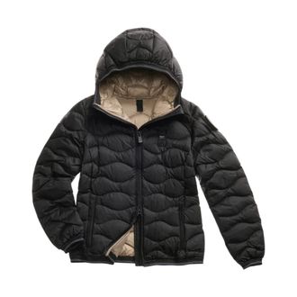 Blauer Winter Jackets, female, Black, S, Black Quilted Down Jacket for Women