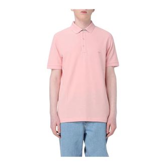 Fay Polo Shirts, male, Pink, Size: 2XL Short Sleeve Polo Shirt