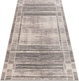 RugsX Rugsx - Carpet Wool angel 7889 / 52022 Vintage, frame beige / grey beige 120x170 cm